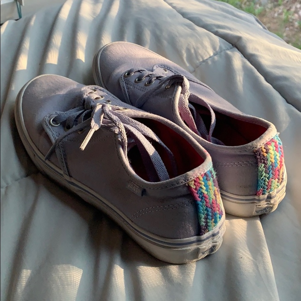 light purple vans 7.5